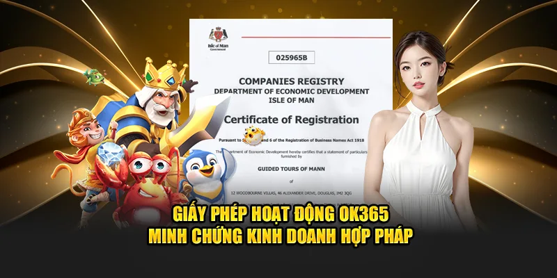 Giấy Phép Hoạt Động - Minh Chứng Kinh Doanh Hợp Pháp