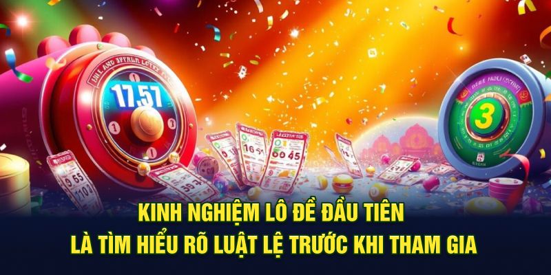 Kinh nghiệm lô đề đầu tiên là tìm hiểu rõ luật lệ trước khi tham gia 